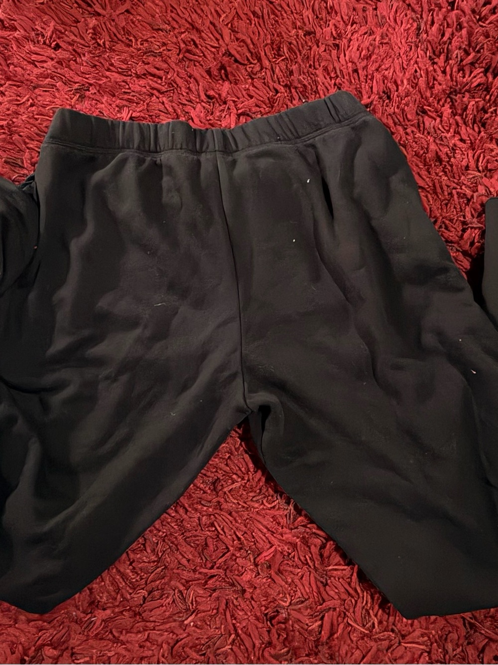 PINK Victoria's Secret Black Jogger Sweatpants